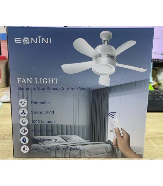 EONINI Socket Ceiling Fan Light. 4992units. EXW  San Bernardino, Ca 